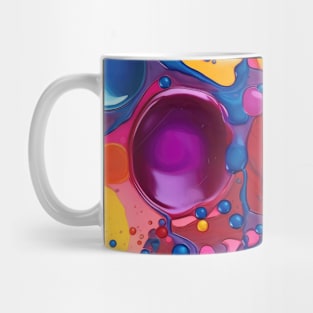 Abstract oil and water mix background Mug